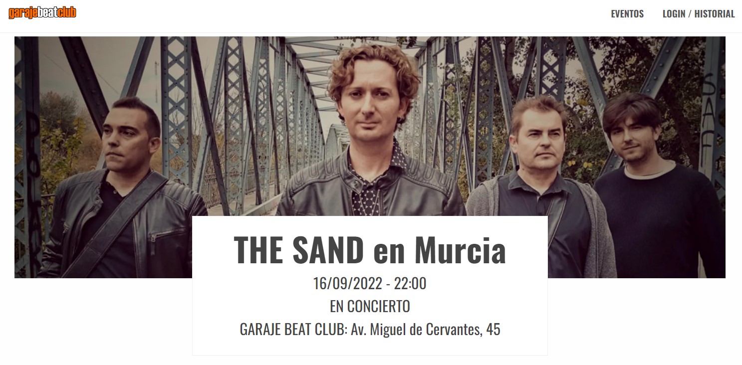 The Sand en Murcia – 16 Septiembre 2022